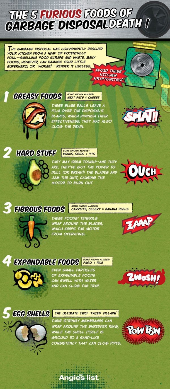 Garbage disposal graphic